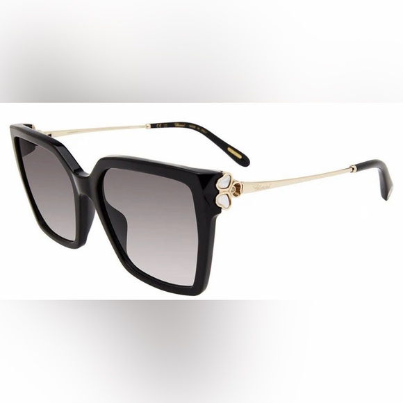 Chopard Black Women’s Square Sunglasses (NWT) main image 4